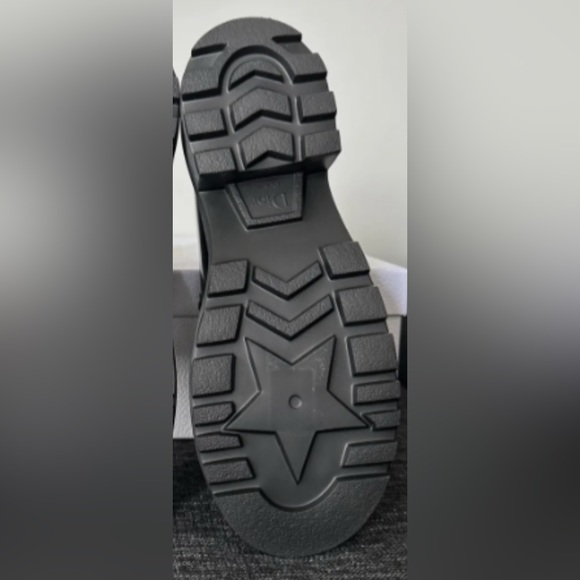 Authentic Christian Dior Code Black Leather Loafer Size 38 - Picture 13 of 14